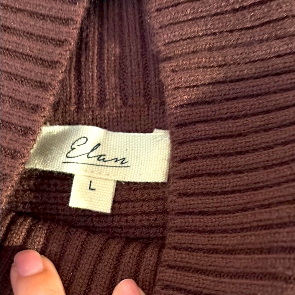 Elan Brown Women's Sweater - Picture 6 of 6